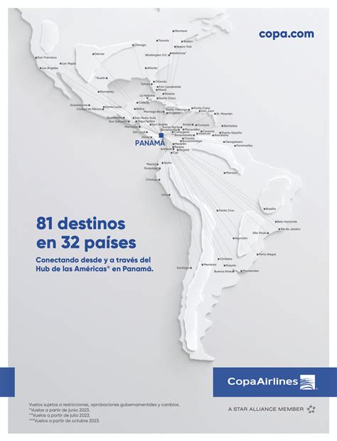 Copa Airlines Network Expands To 81 Destinations Across 32 Countries