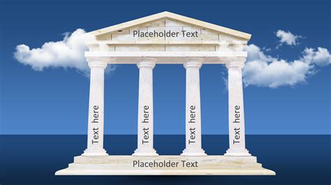 3D Pillar Design Greek Architecture PPT - SlideModel