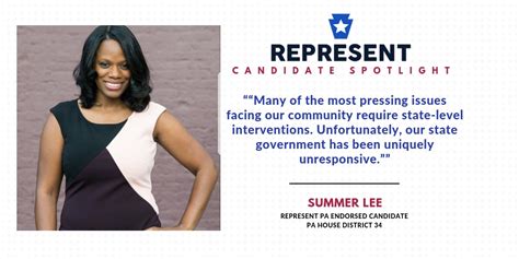 Candidate Spotlight: Summer Lee — Represent PA