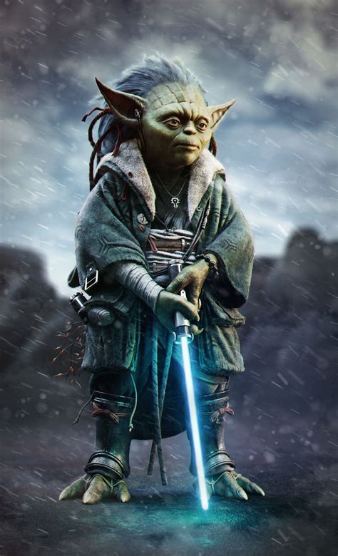 Young Yoda by Vincent Chambin | Star wars characters pictures, Star ...