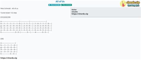 Chord: All of Us - Pete Schmidt - tab, song lyric, sheet, guitar ...