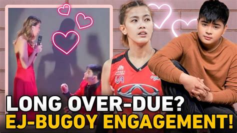 EJ Laure at Bugoy Cariño ENGAGED na! 2023 Volley Proposal Never Ends ...