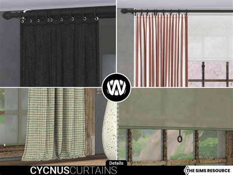 The Sims Resource - Cycnus Curtains