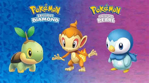 Turtwig, Chimchar, and Piplup evolution levels in Pokémon Brilliant ...