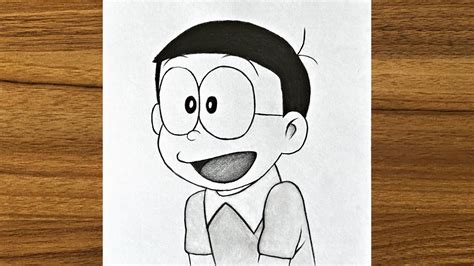 How to Draw Nobita from Doraemon || Easy drawing ideas for beginners ...