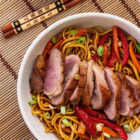 Hoisin Duck & Noodle Stir Fry - Knife and Soul