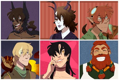 RP Character Lineup by Kre-Kael on DeviantArt