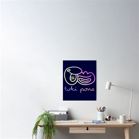 "Toki Pona - Hieroglyphs" Poster by TandemDesigns | Redbubble