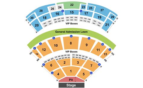 Saratoga Performing Arts Center Seating Chart | Saratoga Performing ...