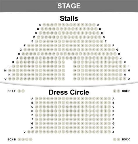 Seating Map | Duchess Theatre