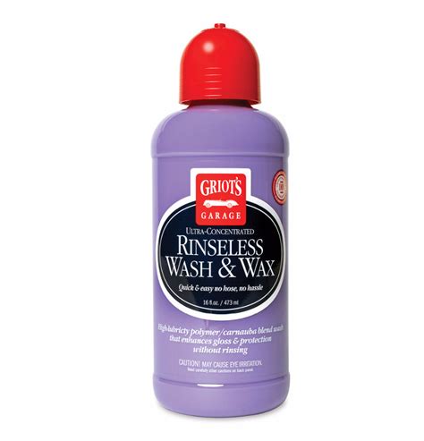 Griot's Garage Rinseless Wash & Wax 16oz – Auto Obsessed in Canada