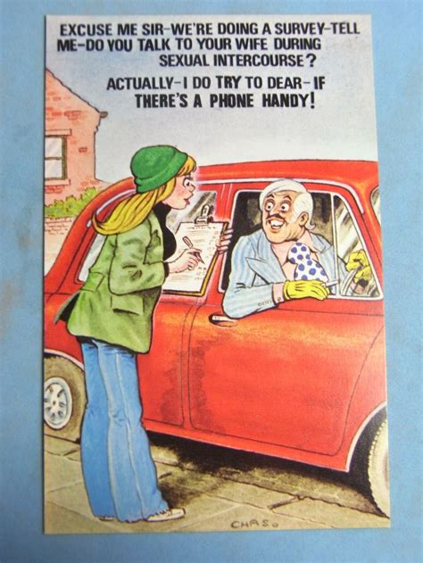 A Bamforth Comic Postcard 1970s MOTORING - SURVEY Theme No 568 | Funny ...