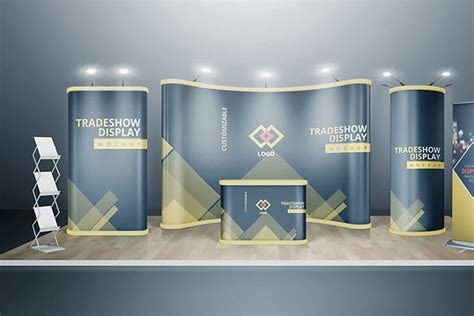 20+ Best Free Creative Booth Mockup PSD Template (Trade Show)