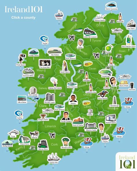 Blarney Stone Ireland Map | secretmuseum