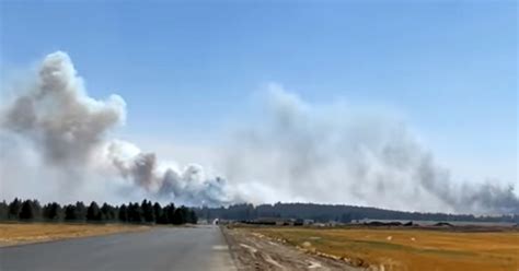 Wildfire, high winds prompt evacuation of Washington town of Medical Lake