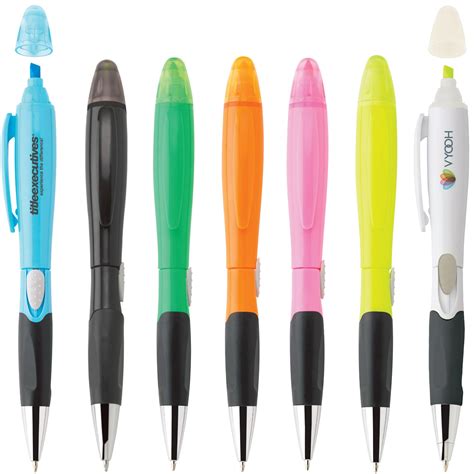 Customized Plastic Blossom Pen and Highlighters