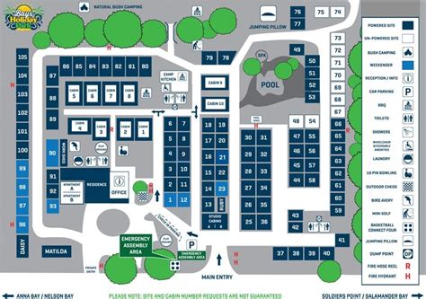 Steeple Bay Holiday Park Map