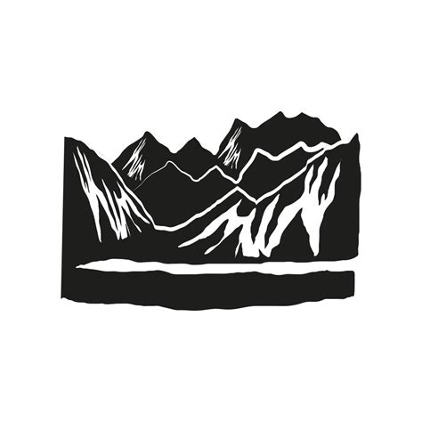 silhouette mountain river 3794833 Vector Art at Vecteezy