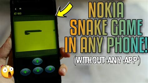 How to Play Nokia's Iconic Snake Game in any Smartphone | INDIA - YouTube