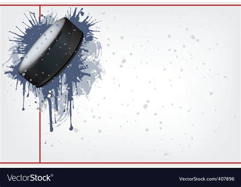 Hockey puck Royalty Free Vector Image - VectorStock