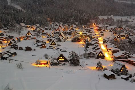 Ogimachi Castle Old Site Observatory, Shirakawa-mura, Japan - Heroes Of ...