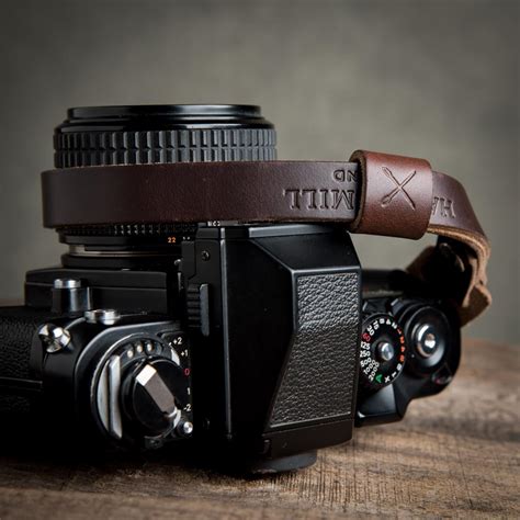 Oxford Leather Camera Wrist Strap | Brown | Leica, Nikon, Fujifilm, Sony