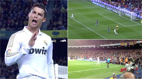 Cristiano Ronaldo silenced Camp Nou with legendary ‘calma’ celebration ...