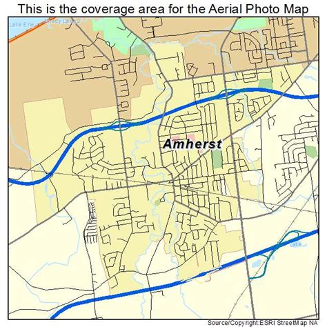 Aerial Photography Map of Amherst, OH Ohio