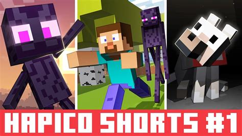 Hapico Minecraft Animated Shorts #1 | Minecraft Animation Compilation ...