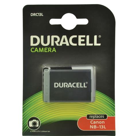 Replacement Canon NB-13L Battery - Duracell Charge