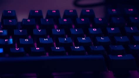 Premium Photo | Neon keyboard