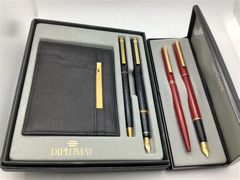 Diplomat - 2 sets Fountain pen, Ballpoint pen - Catawiki