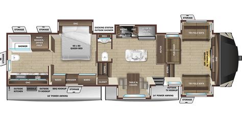 2 Bedroom Rv Floor Plans | Taraba Home Review