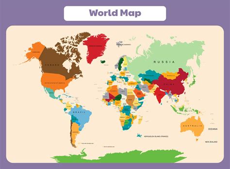 Free Large Printable World Map - Free Templates Printable