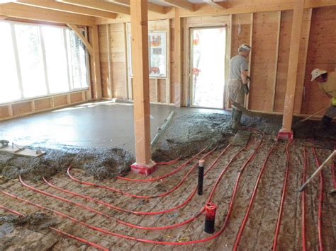 Kootenay House: Radiant Floor Heating