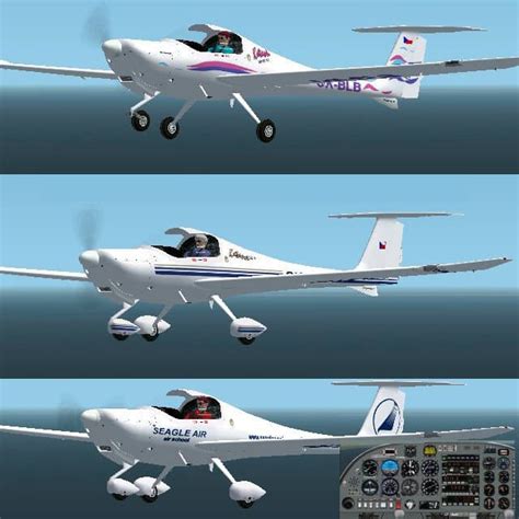 FS2002 Diamond DA20-A1 Katana ver 1 (2) - Flight Simulator Addon / Mod