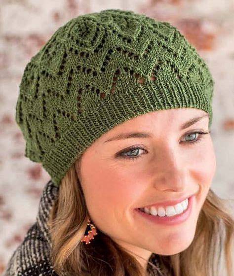 Beret Knitting Patterns | Выкройка шляпы, Вязание спицами и крючком ...