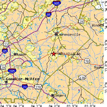 Snellville Ga Zip Code Map