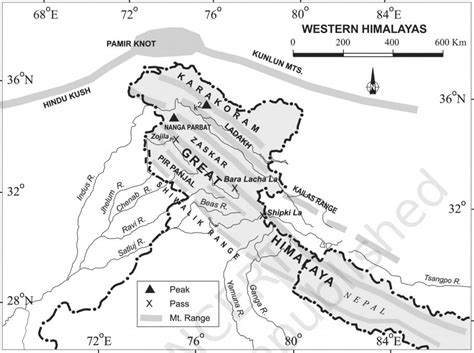 6 Major physical divisions of India - IAS Sutra