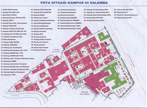 Peta Kampus UI Depok dan Salemba ~ Arek Suroboyo UI