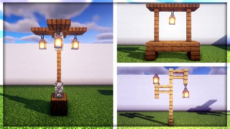 Minecraft lamp post ideas