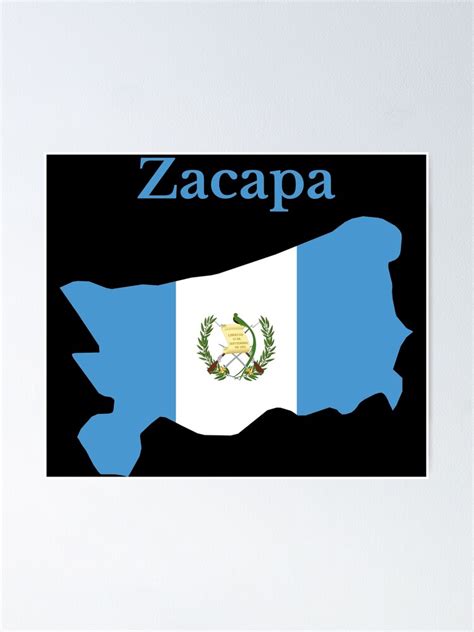 "Zacapa Department Map, Guatemala" Poster by marosharaf | Redbubble