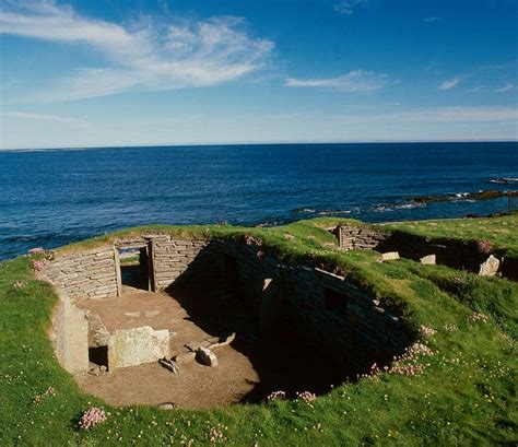 Dating from the early Neolithic period, Knap of Howar (Papa Westray ...