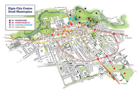 Elgin City Centre Masterplan map | Moray Council News