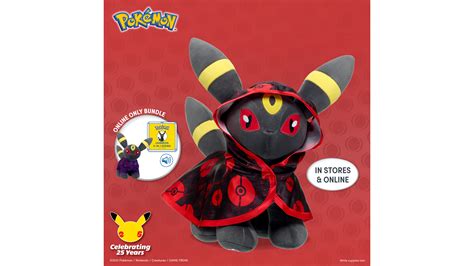 Pokemon: Check Out Build-A-Bear Workshop's New Umbreon Plushie ...