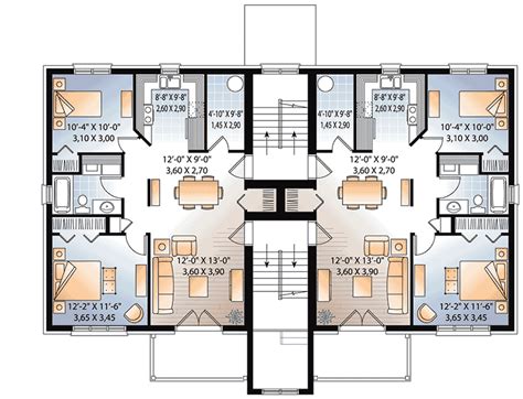 6-Unit Modern Multi-Family Home Plan - 21603DR | Architectural Designs ...