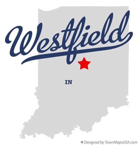 Map of Westfield, IN, Indiana