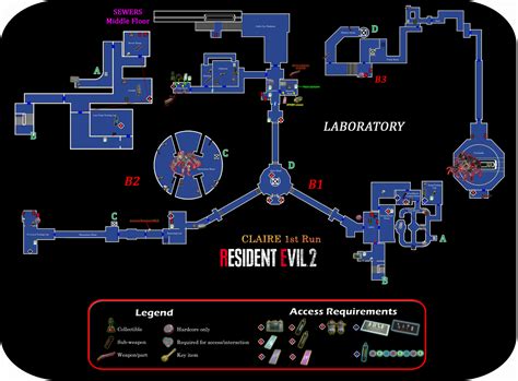 Resident Evil 2 Remake Map