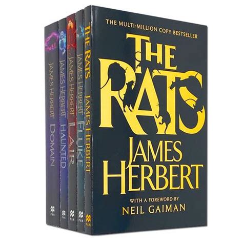 James Herbert Collection 5 Books Set (The Rats, Lair, Domain, Haunted ...