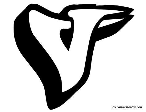 Graffiti Letter V Logo - LogoDix